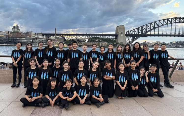 Photo of students attending Festival of Instrumental Music at the Opera House